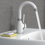 Eisl Washbasin Mix Futura White and Chrome -colored