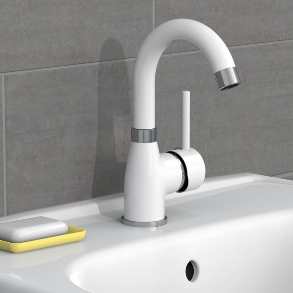 Eisl Washbasin Mix Futura White and Chrome -colored