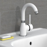 Eisl Washbasin Mix Futura White and Chrome -colored