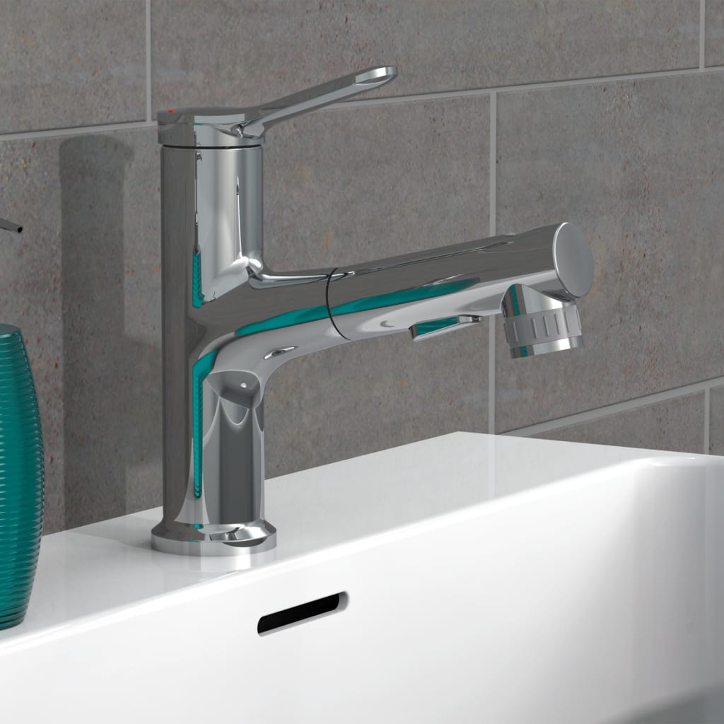 Eisl Washbasin blandet variabile med ørnfunktion krom -farvet