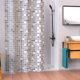 Eisl Eisl shower curtain with mosaic 200x180x0.2 cm gray
