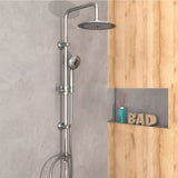 EISL Kapp Dusche Set Screewing oder de Chrom -Coloréiert