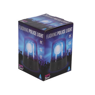 Partyzeit! Party Time Police blinkt Licht 11 cm
