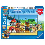 Ravensburger puzzle 2x24pc brave dog