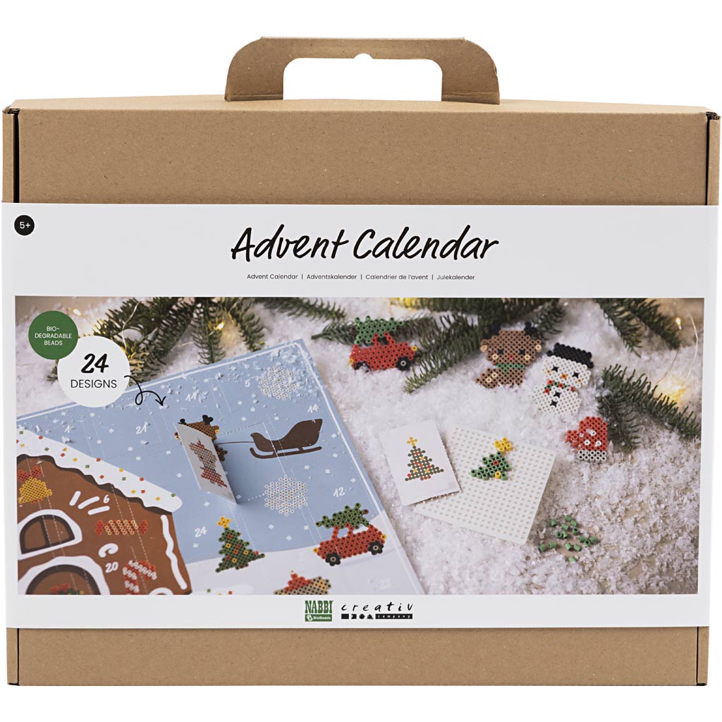 Nabbi adventskalender biobeads, 24 ontwerpen, 1 stuk