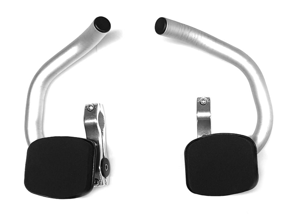 Set tranzx tranzx set -up del volante sterzo a triathlon 22,2 mm in argento con cuscinetti