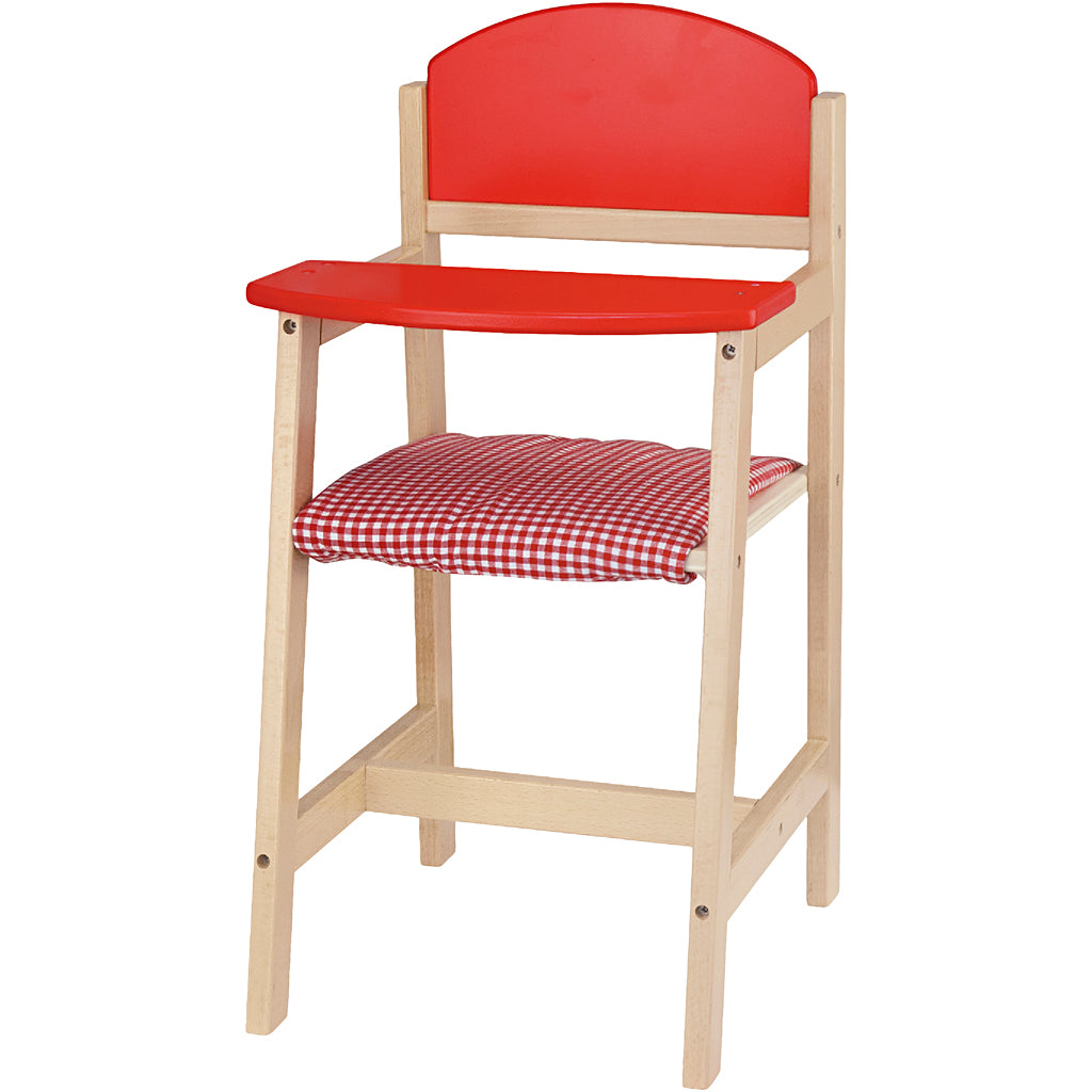 Viga houten poppenstoel, afm 29x31x60 cm, 1 stuk