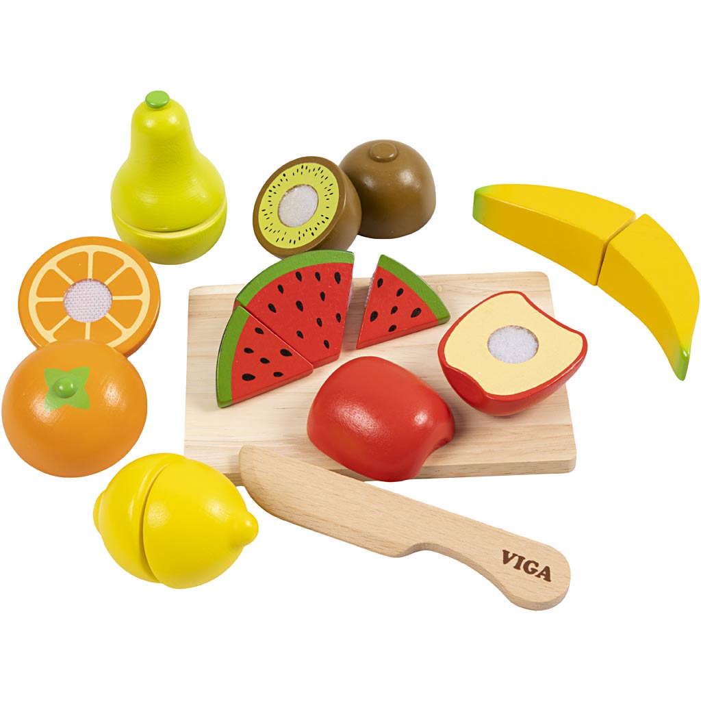 Viga snijbare fruitset, 17 onderdelen 1 doos