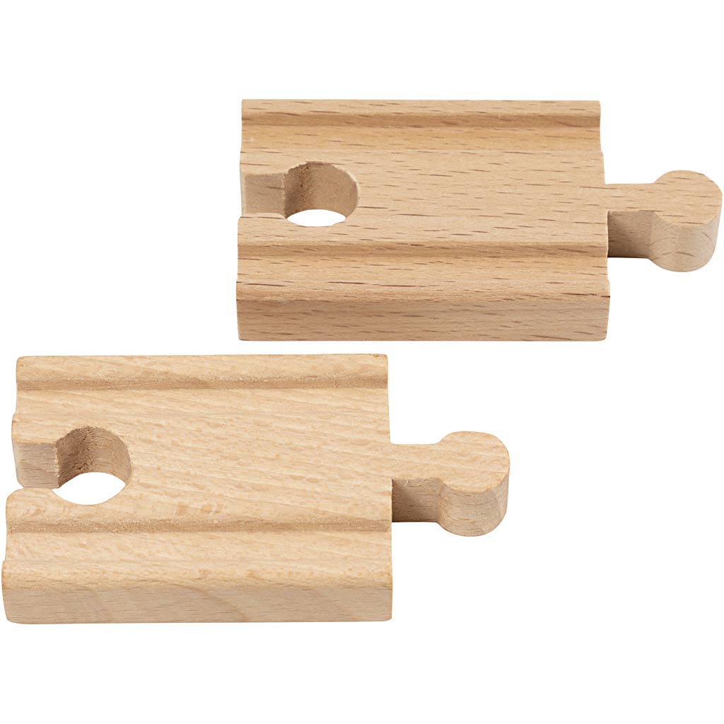 Viga spoorweg, recht, l: 5,5 cm, 4 stuk 1 doos