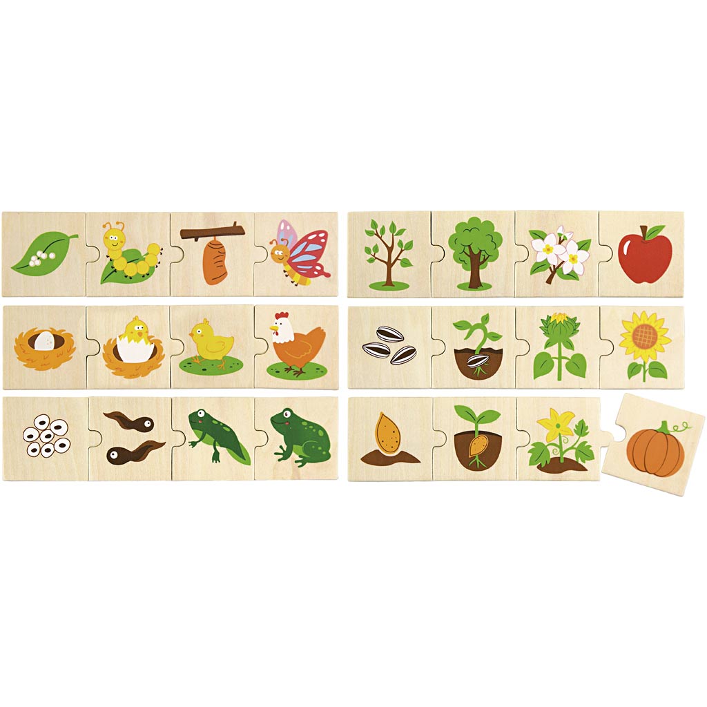 Viga legpuzzel, 6 onderdelen 1 set