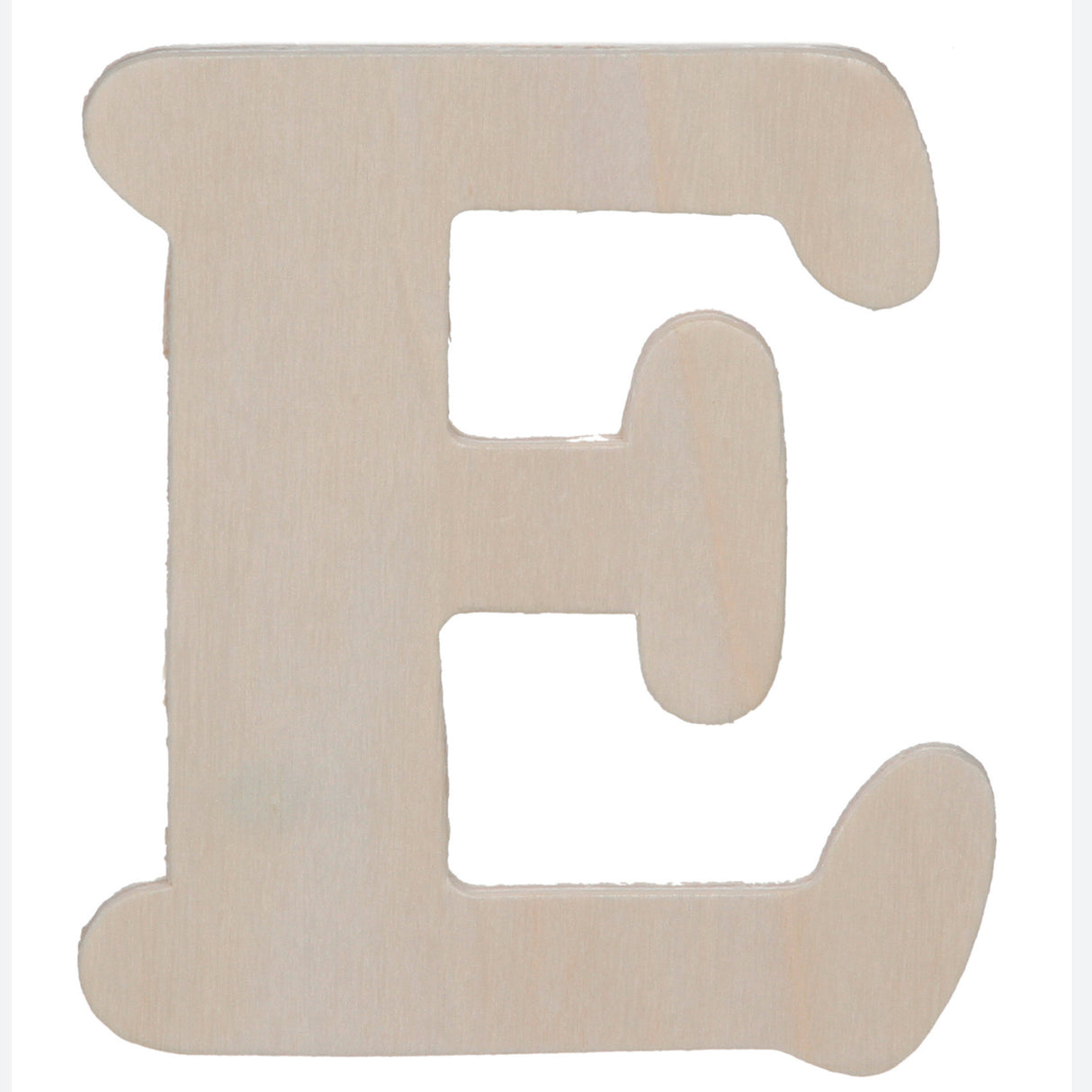 Darice • cut-out wooden letter e 10.8cmx5mm