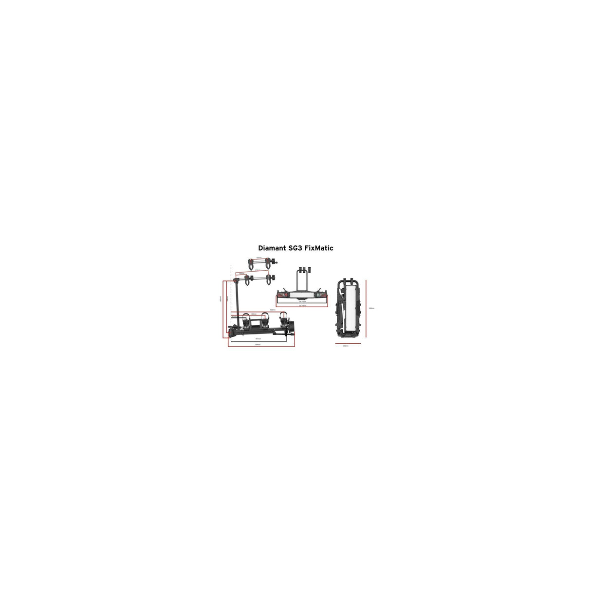 Pro-User User Bicycle Carrier Diamant SG3 fixmatic