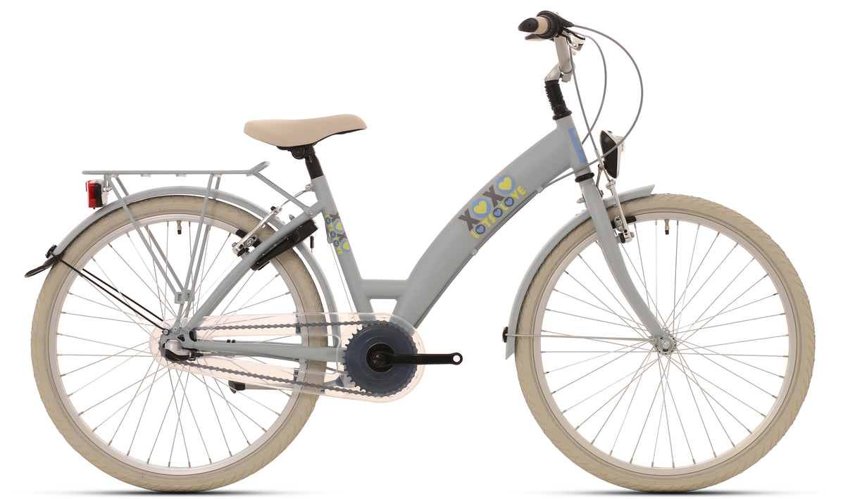 BikeFun Children's Bike 26 Beaucoup d'amour avec Nexus 3 Gears - Bleu clair