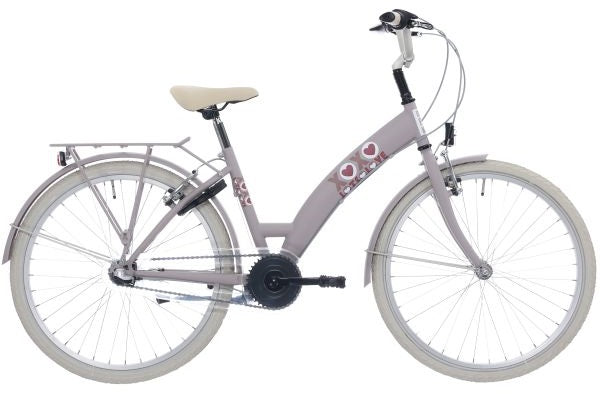 Bikefun dziecięcy rower 26 mnóstwo miłości z Nexus 3 Gears - Adobe Pink