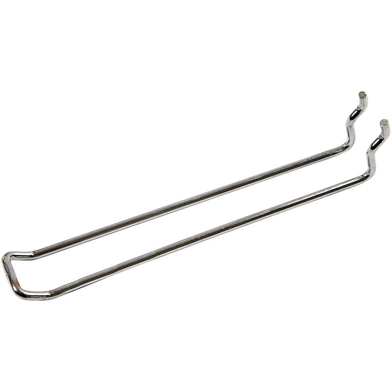 Double hook, l: 150 mm, w: 25 mm, thickness 3 mm, 50 pieces 1 box