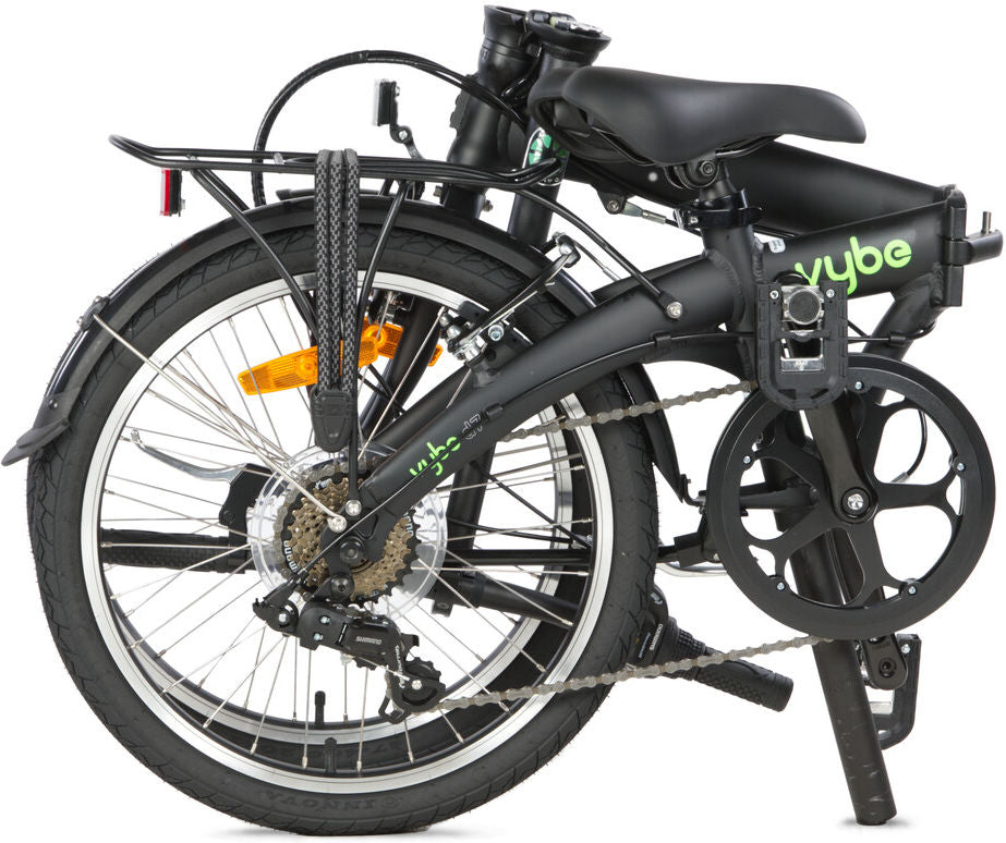 Dahon Folding Bike 20 Vybe D7 Shadow with V -Brake - (Shadow) Matt Black