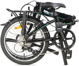 Dahon dobring Bike 20 Mariner D8 com V -Brake - (Obsidian) Black