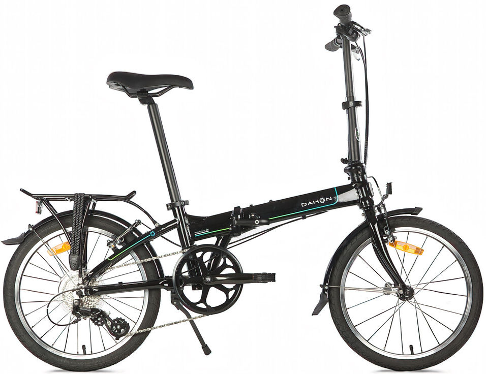 Dahon dobring Bike 20 Mariner D8 com V -Brake - (Obsidian) Black