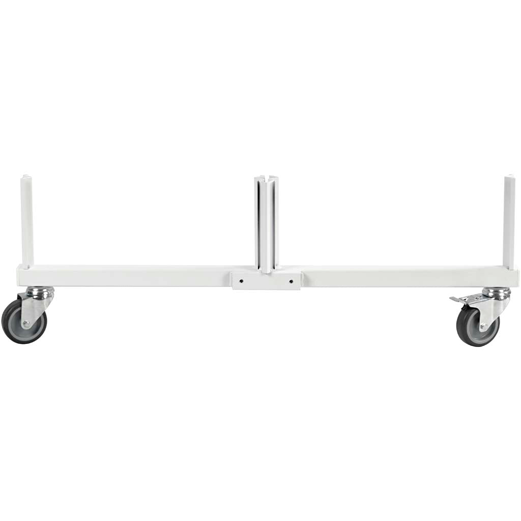 Frame end piece, h: 280 mm, d: 50 cm, w: 815 mm, white, 1 piece