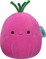 Squishmallows cuddly toy plush - azizbek red onion, 30cm