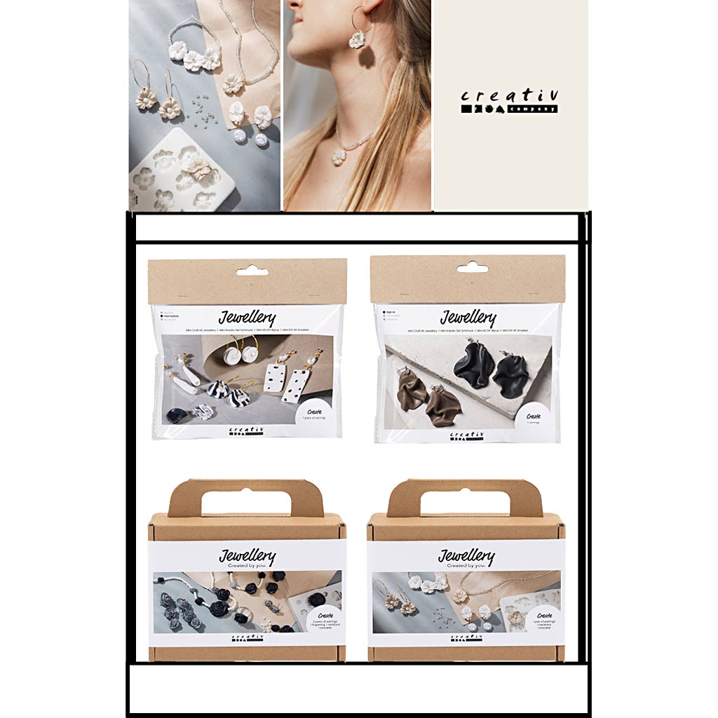 Creativ company small counter display, category, fine clay, children and adults, 48 ​​units per piece