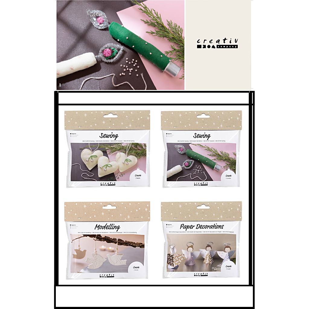 Creativ company klein baliedisplay, category, kerstmis, volwassenen, h: 458 mm, d: 322 mm, b: 416 mm, 48 eenh. 1 stuk