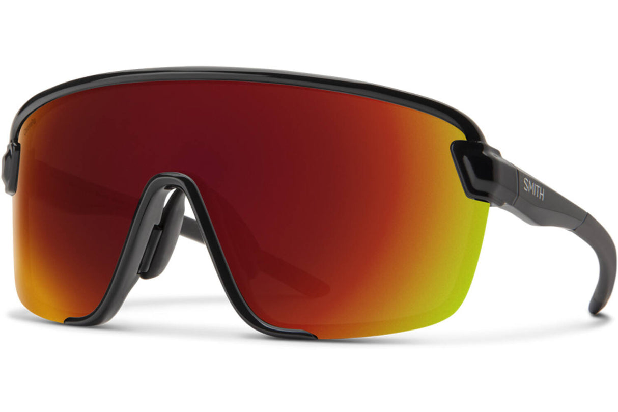 Smith Bobcat Brëller schwaarz Chromapop rout Spigel