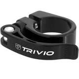 Trivio - seatpost clamp aluminum black 31.8mm quick release