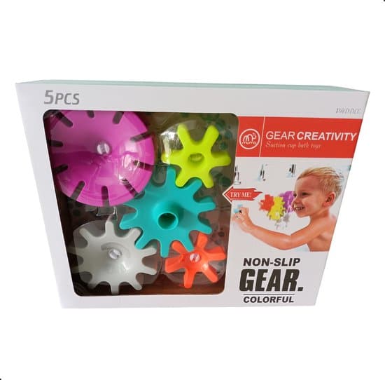 Jonotoys Bath Toys 5 Party with gears