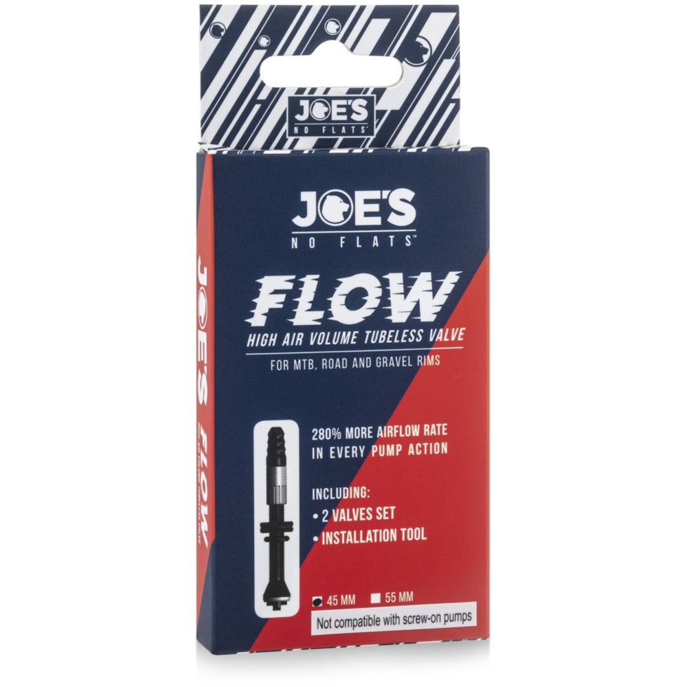 Joes No Flats - Tubeless Valiel Flow Hochluftvolumen 45 mm 2 Teile