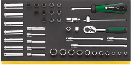 Stahlwille inlay doppenset 1 4 tcs