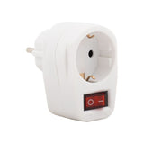 Plug through with switch