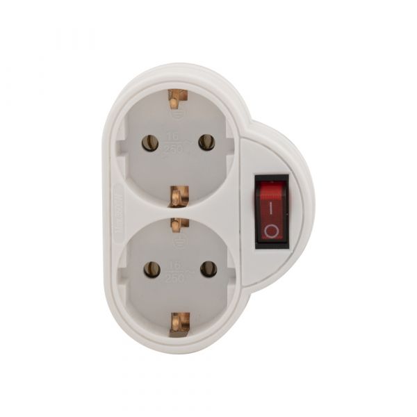 Plug -in Duo con interruttore