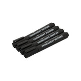 Set of 4 black markers