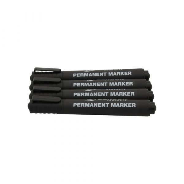 Set of 4 black markers