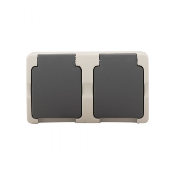 AC Socket 2 x водоустойчив