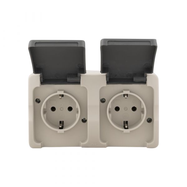 AC Socket 2 x водоустойчив