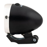 Bicycle a LED nera cromata faro