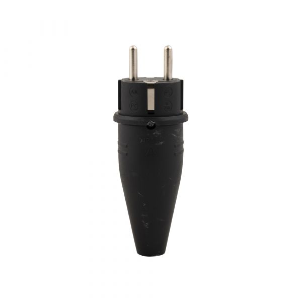 Plug black + ra 16 amp.