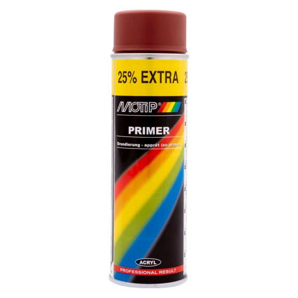Spray Lacquer Motip Primer Red 500 ml