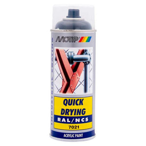 Industrial RAL 7021, can 400 ml.