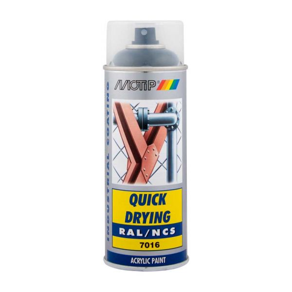 Industrial Ral7016, 400 ml. Motip