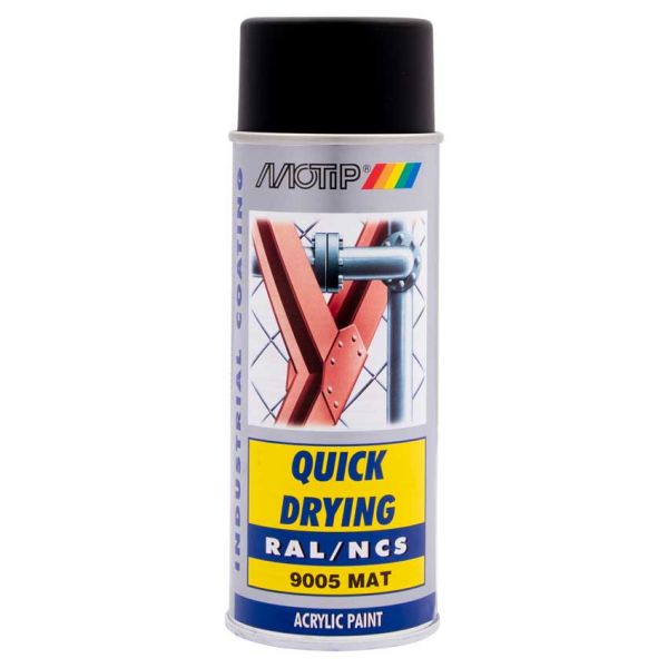 Industrial RAL9005 400ML. Motip