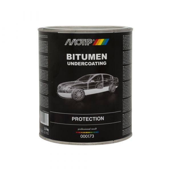 Bitumen brush tin 2.6 kg.
