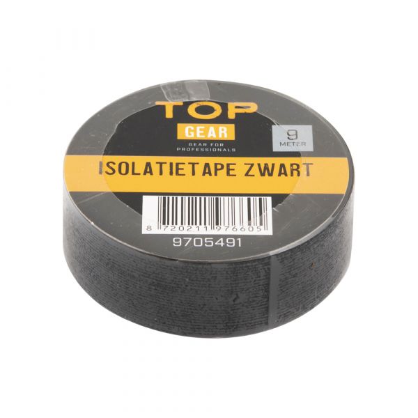 TopGear Isolation Tape Black, per roll