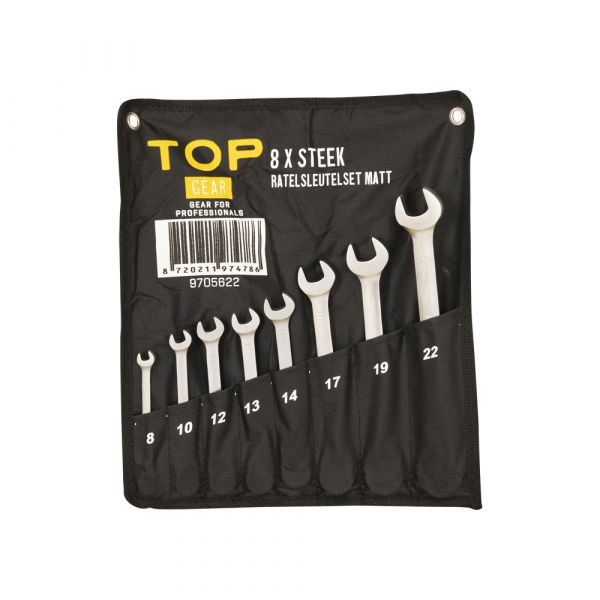 TopGear TopGear 8 X Stak-Rasellks Set Matt