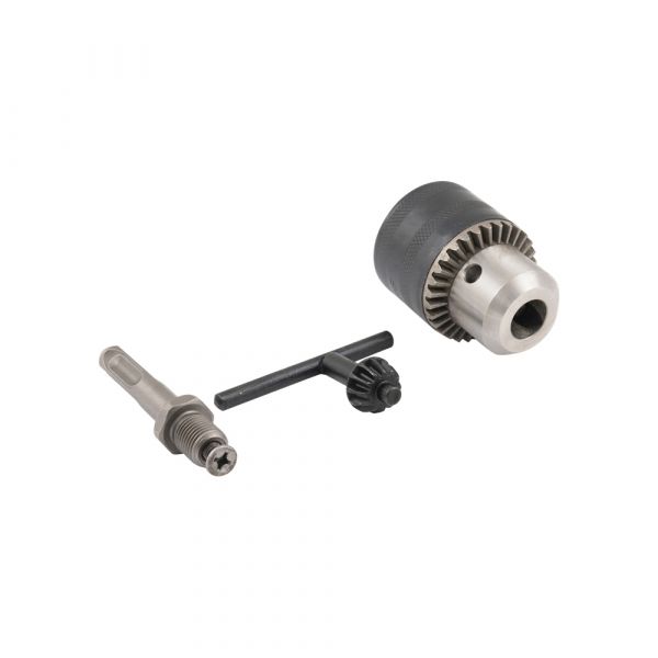 Tête de forage avec clé