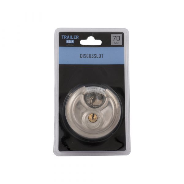 Trailergear trailergear discuss lock hardened stainless steel 70 mm