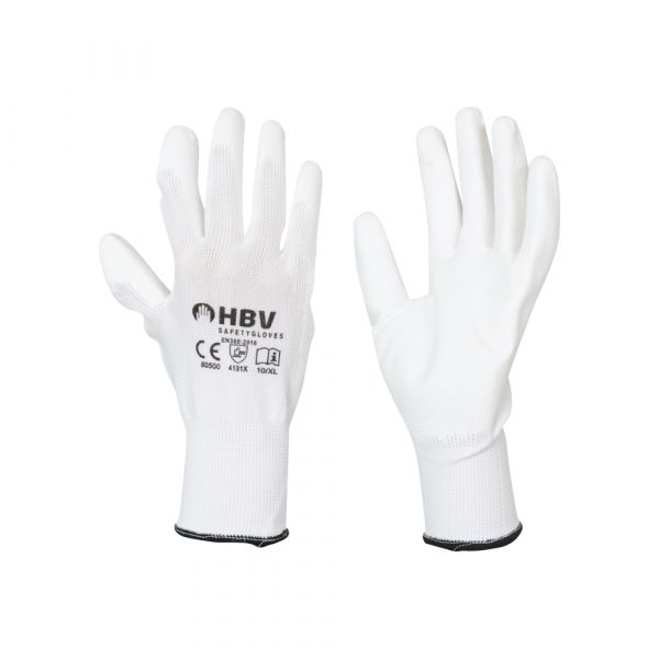 Handschuesch Pu Wirtschaft wäiss