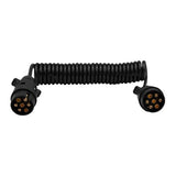 Cabo em espiral 7 p. + 12V plugues